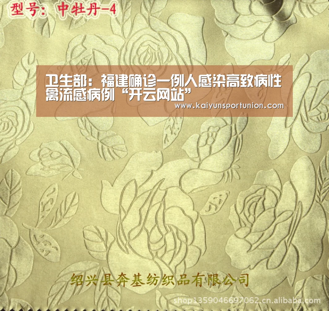 卫生部:福建确诊一例人感染高致病性禽流感病例“开云网站”(图1) 开云体验